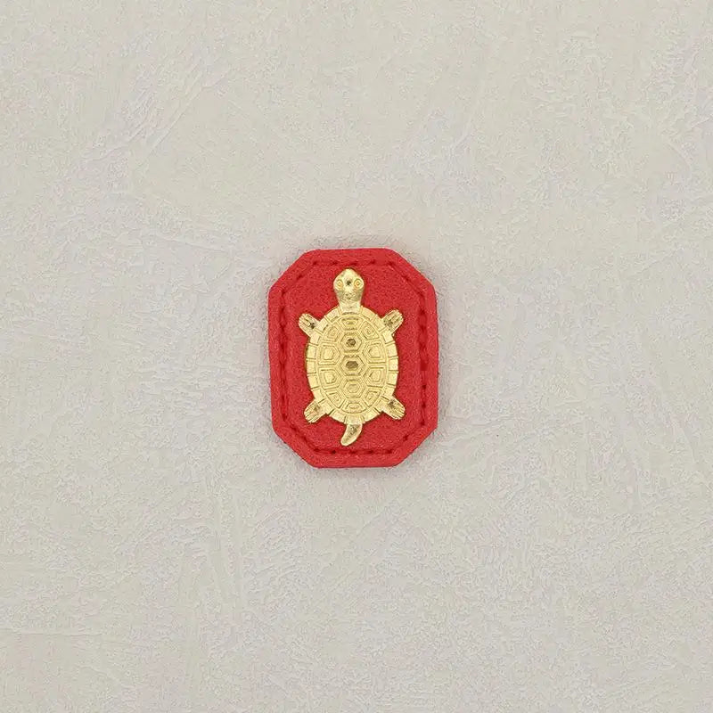 Feng Shui Money Turtle Lucky Charm Wallet Ornament – Gold