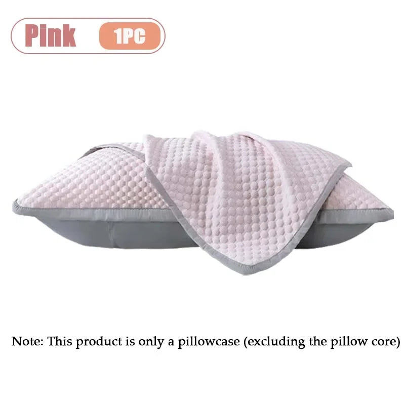 Ice Silk Cooling Pillowcase – Soft, Breathable & Washable