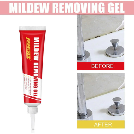 20g Wall Mold Mildews Remover Cleaner Gel Pool Tile Spot Mold Remover for Washing Machine Bathroom Kitchen Mildews Gel Peaceful Pleasures Health and Wellness