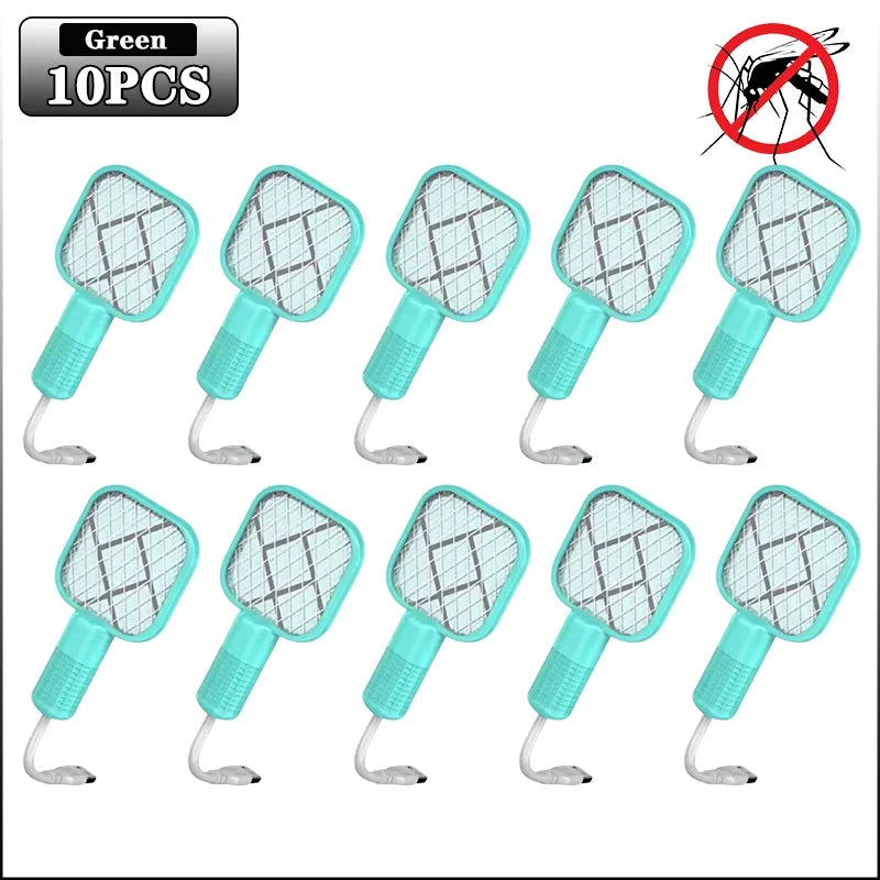 Rechargeable Electric Bug Zapper Racket | UV Mosquito Swatter
