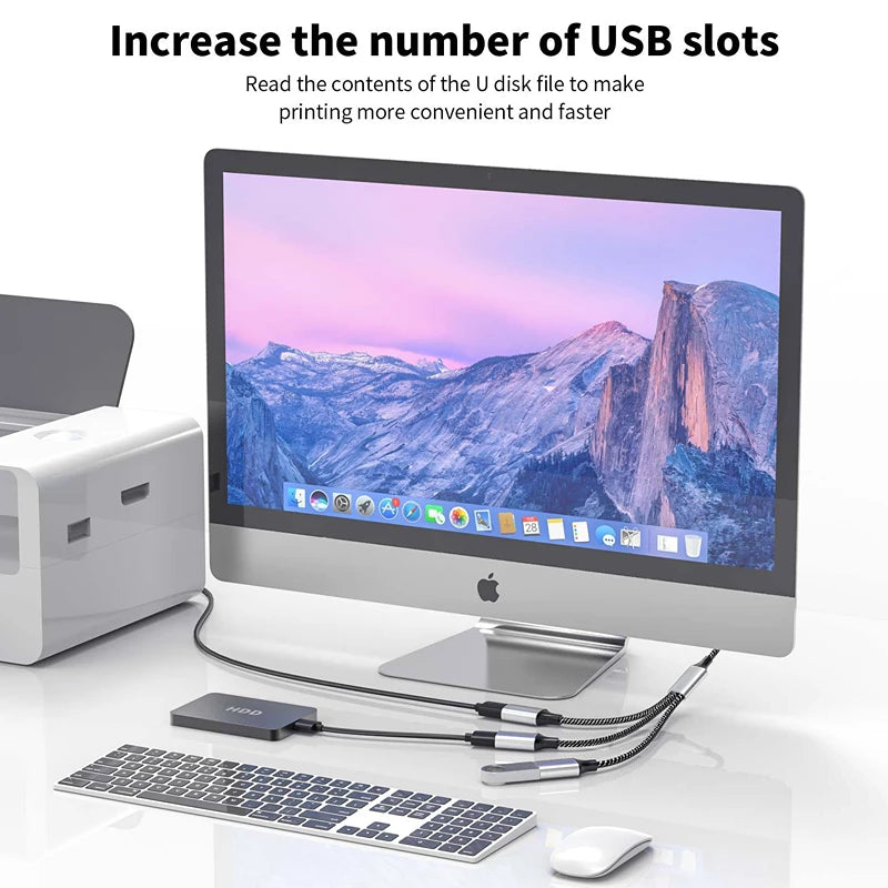 Multi USB Hub Extensions 2/3/4 Port Hub USB Splitter Fast Data Transmission OTG Adapter For Computer Xiaomi Macbook Pro Air Peaceful Pleasures Health and Wellness