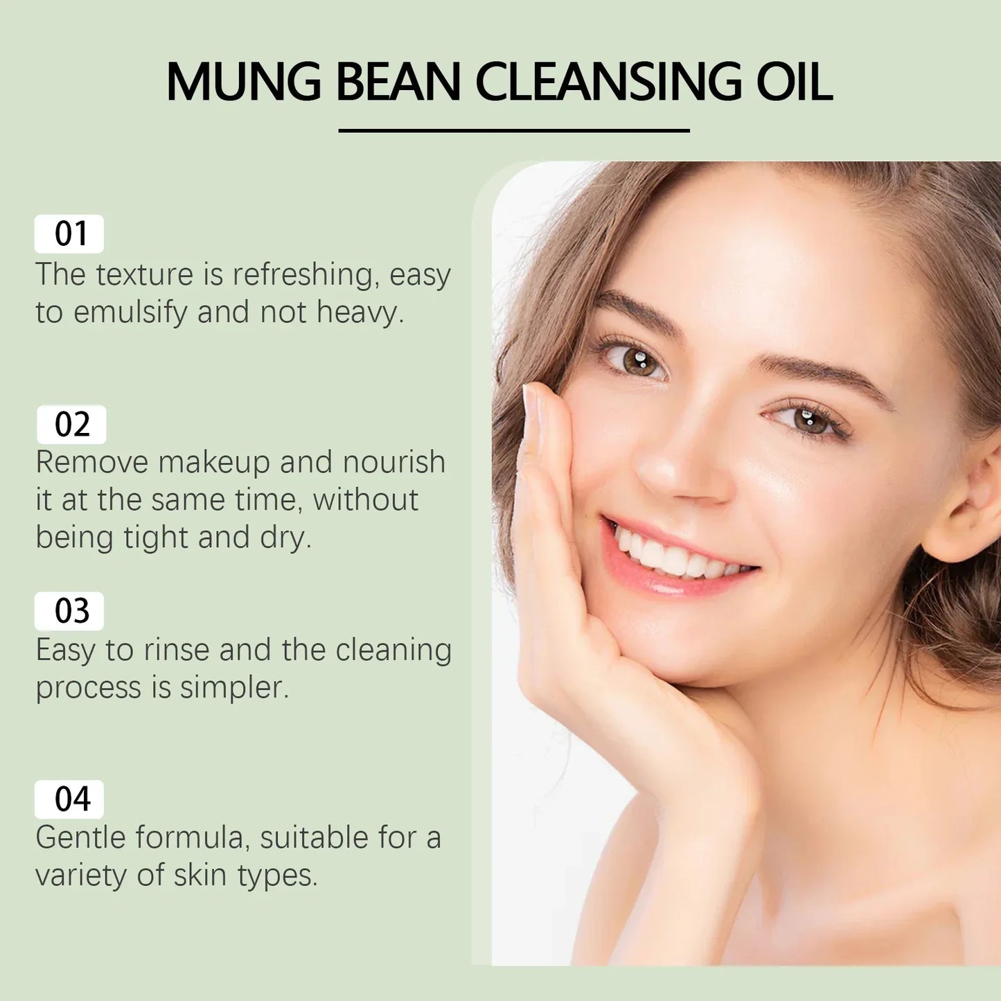 Hanchobit Mung Bean Cleansing Oil – Gentle Makeup Remover