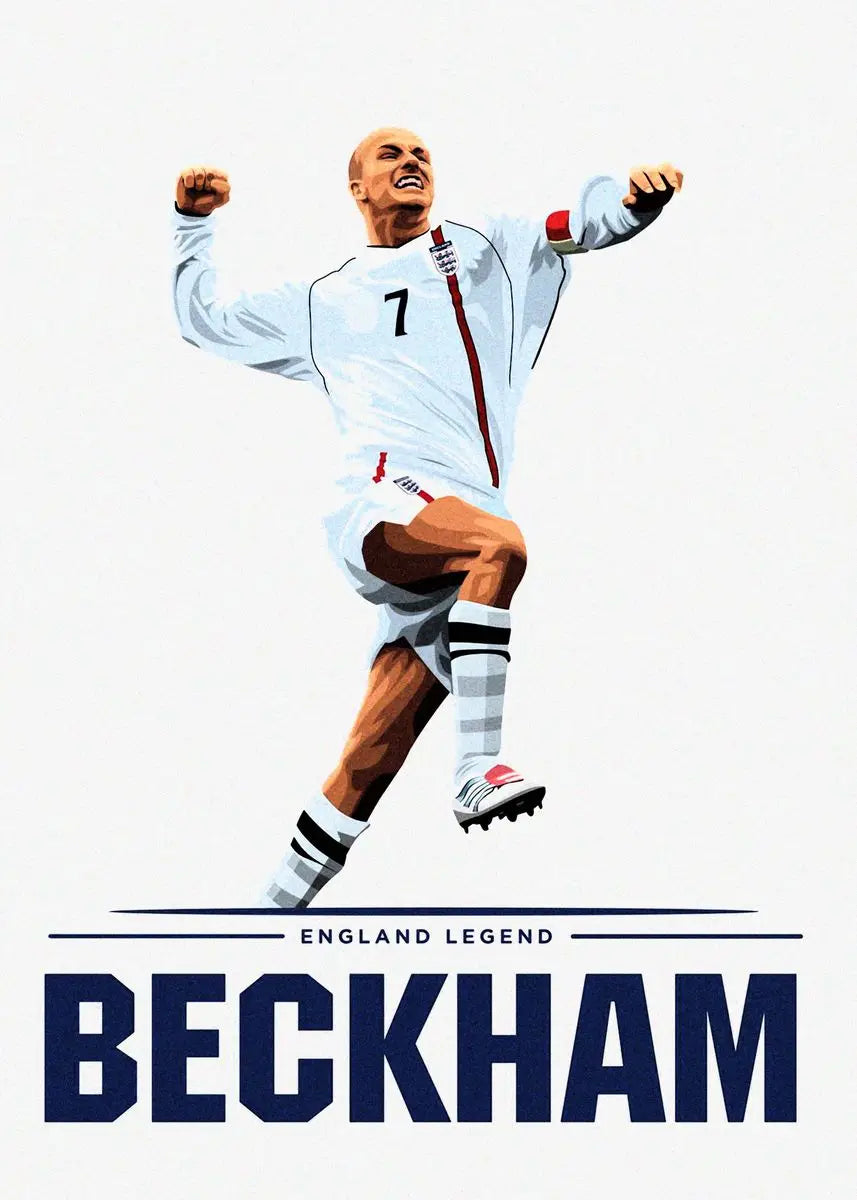 Soccer Football Star Canvas Wall Art Poster | Home Decor