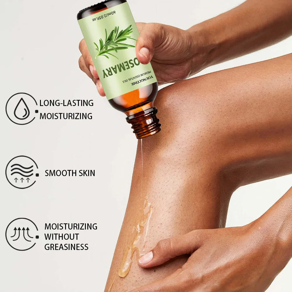 YOUNGCOME Rosemary Essential Oil for Hair & Body Care
