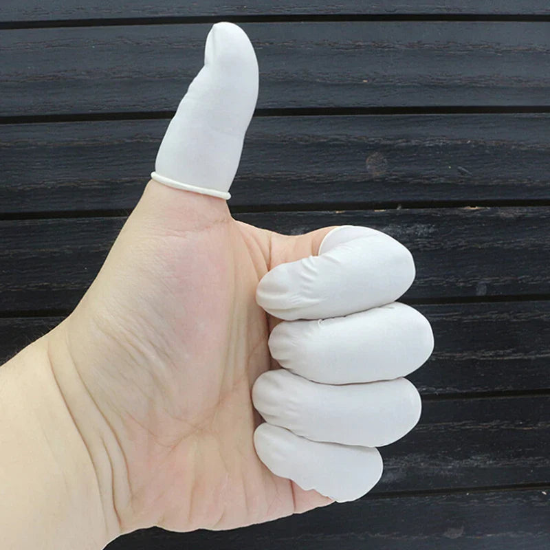 Latex Finger Cots – Non-Slip Anti-Static Fingertip Protectors