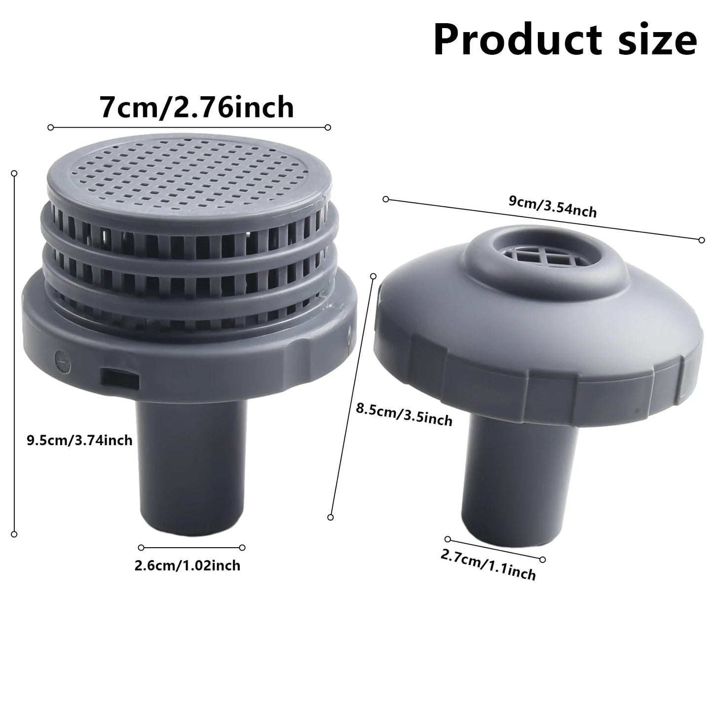 INTEX 32mm Pool Inlet Strainer Connector Kit | 1.25" Fitting
