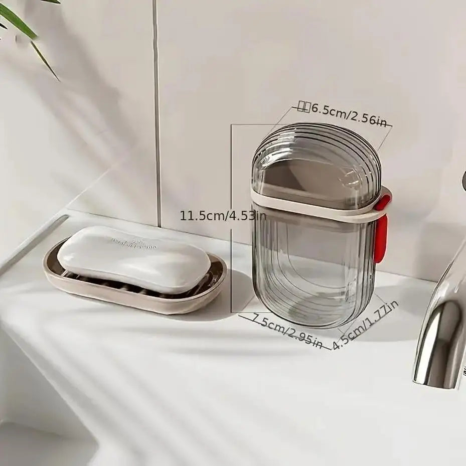 Creative Travel Soap Box Lid Sealed Drainable Portable Small Business