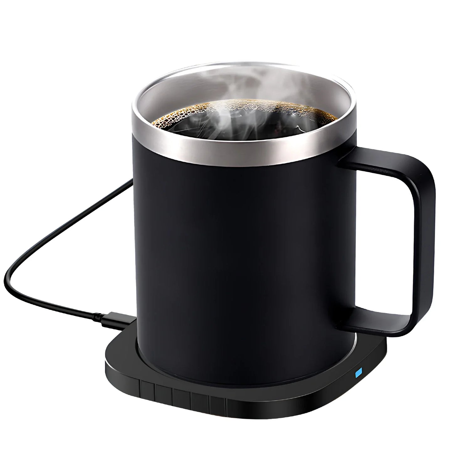 2-in-1 Coffee Mug Warmer & Wireless Charger | 55°C | 10.5oz Cup