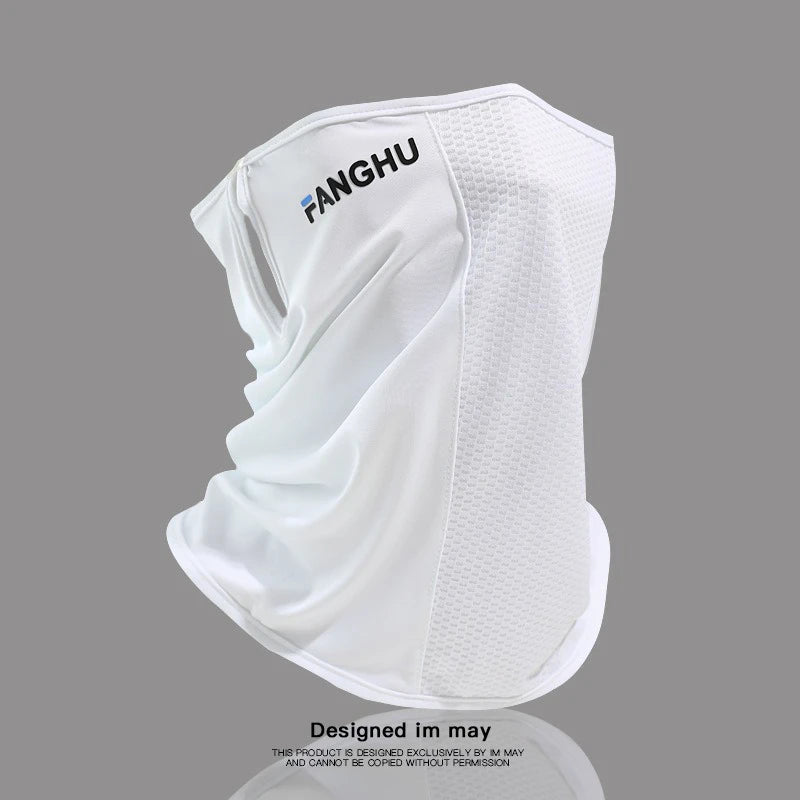 1pcs Sun Protection Mask Mesh Breathable Ear Loop Mask Elastic Sunscreen AntiUV Face Covering Thin Breathable Sports Neck Gaiter Peaceful Pleasures Health and Wellness 2