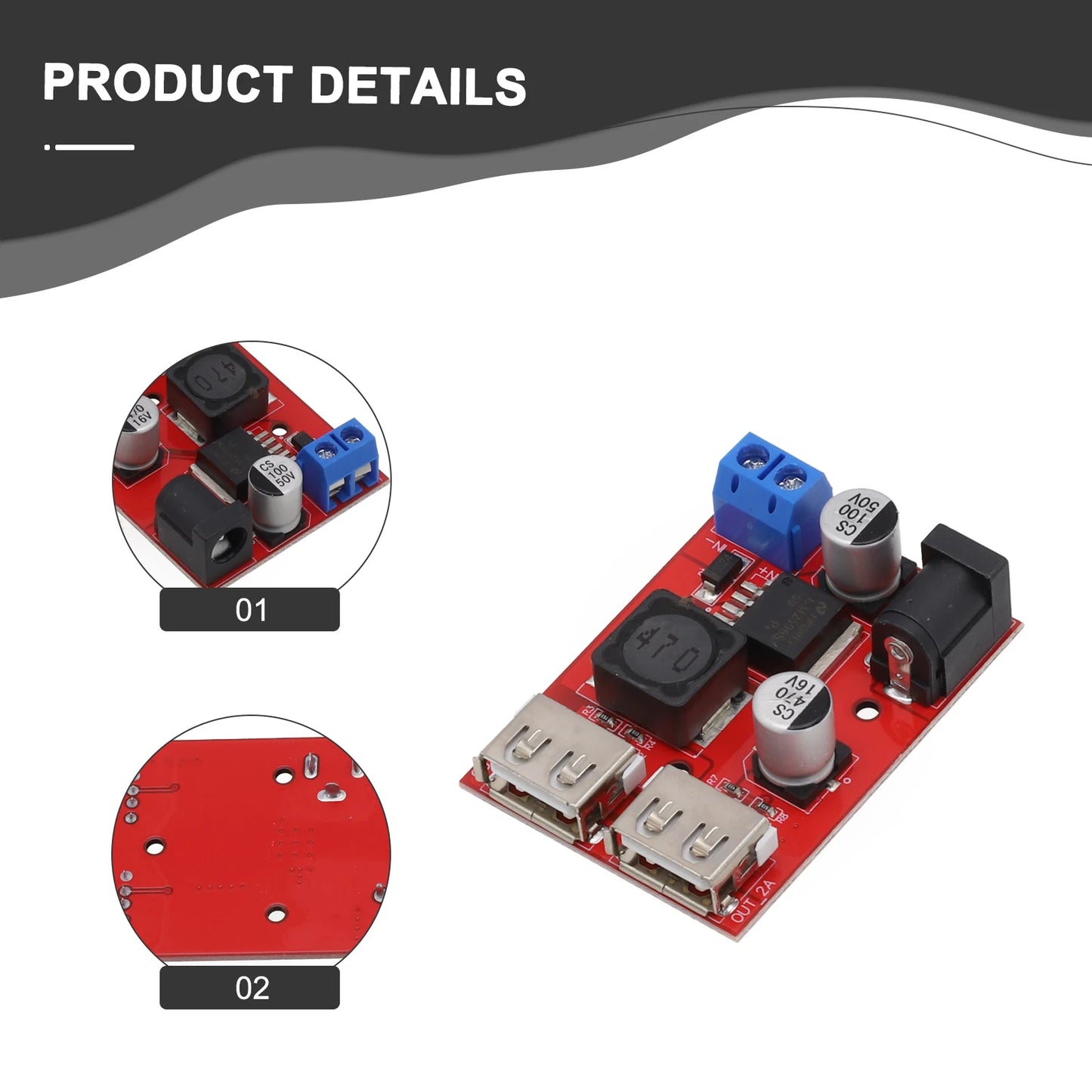1 2 Solar Controller Charger 3a Charging Module Automatic Board