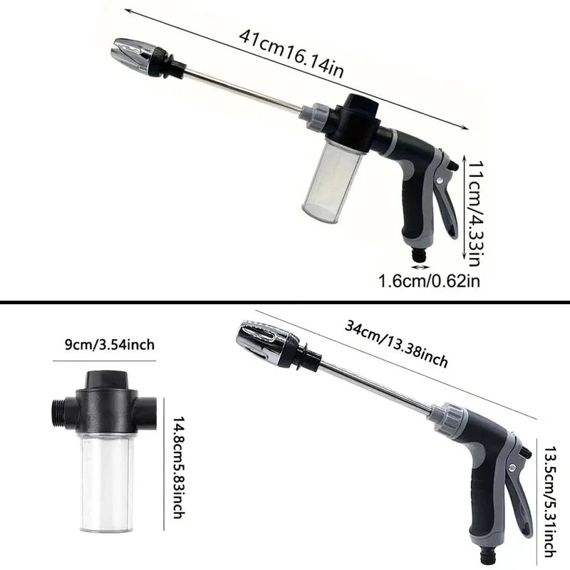 High Pressure Car Wash Water Gun Garden Water Pipe Nozzle, Multifunctional Watering Tool, Powerful Cleaning For Cars and Gardens Peaceful Pleasures Health and Wellness