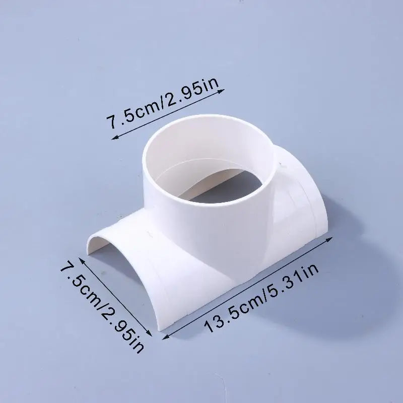 New PVC Open Tee Pipe Joint Repair Patch Drain Pipe Adapter Tube Connectors For Home Outdoor Industrial Plumbing Accessories Peaceful Pleasures Health and Wellness A3