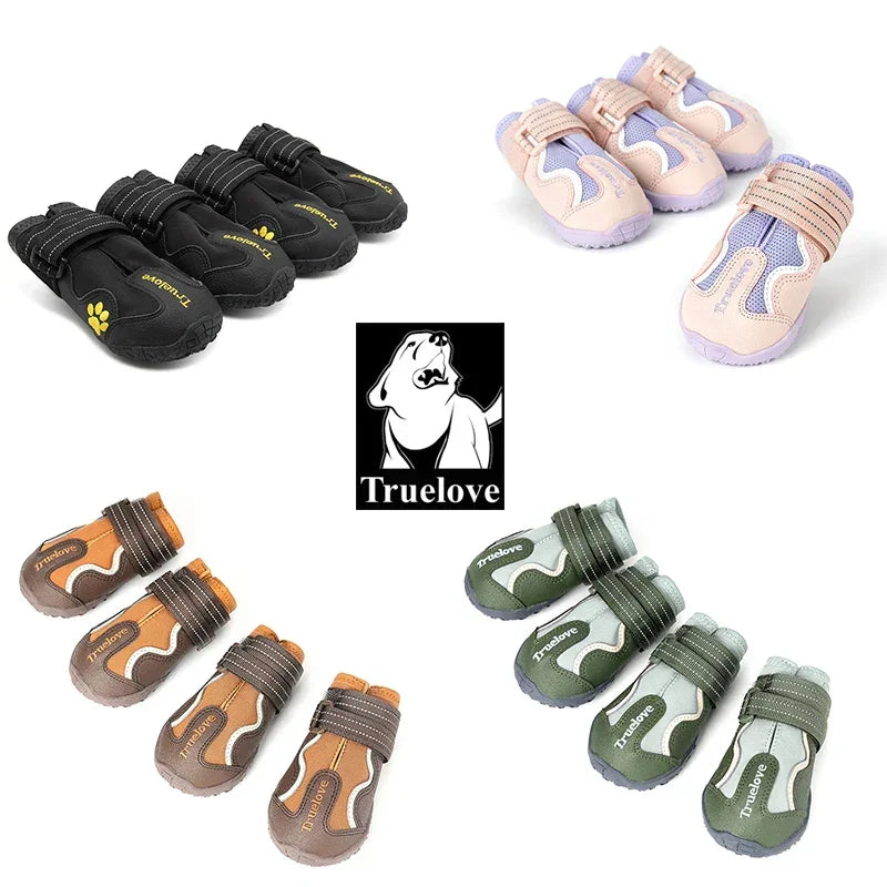 Truelove Waterproof Winter Dog Boots for Large Dogs-Warm,Reflective&Anti-Slip Outdoor Shoes-Clearance Sale-TLS396 Peaceful Pleasures Health and Wellness