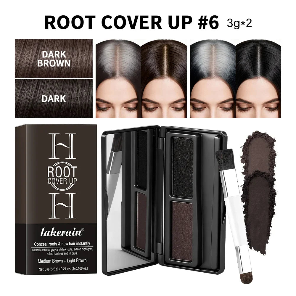 Lakerain Hair Dye Palette & Brush – Root & Grey Coverage