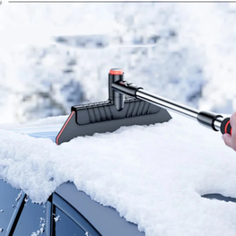 Multi-functional Retractable and Rotatable Car Snow Brush and Snow Shovel Detachable Snow Removal Shovel Peaceful Pleasures Health and Wellness