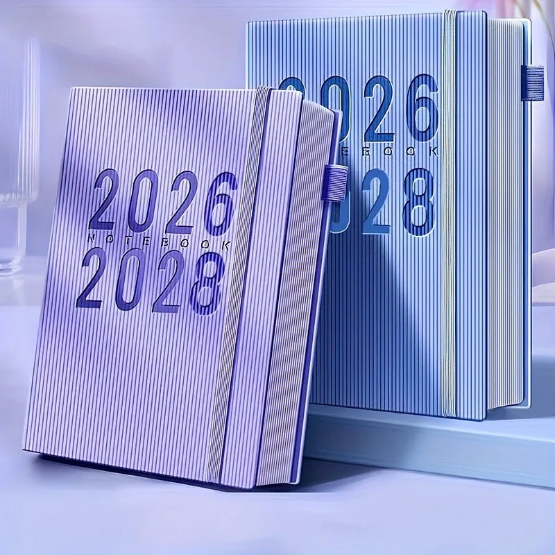 3-Year Monthly Planner 2026–2028 Softcover | Pen Holder & Diary