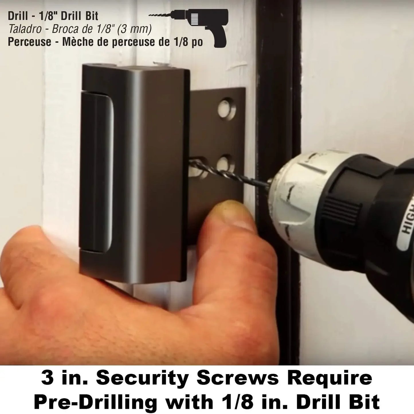 Door Lock Home Security Easy Install Latch Device Childproof