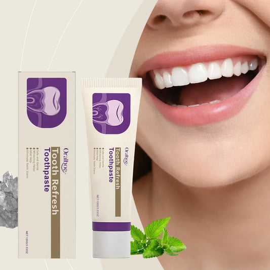 Oralhoe Teeth Whitening Toothpaste 100g – Natural Plant Formula Whitening Toothpaste Oasis Select