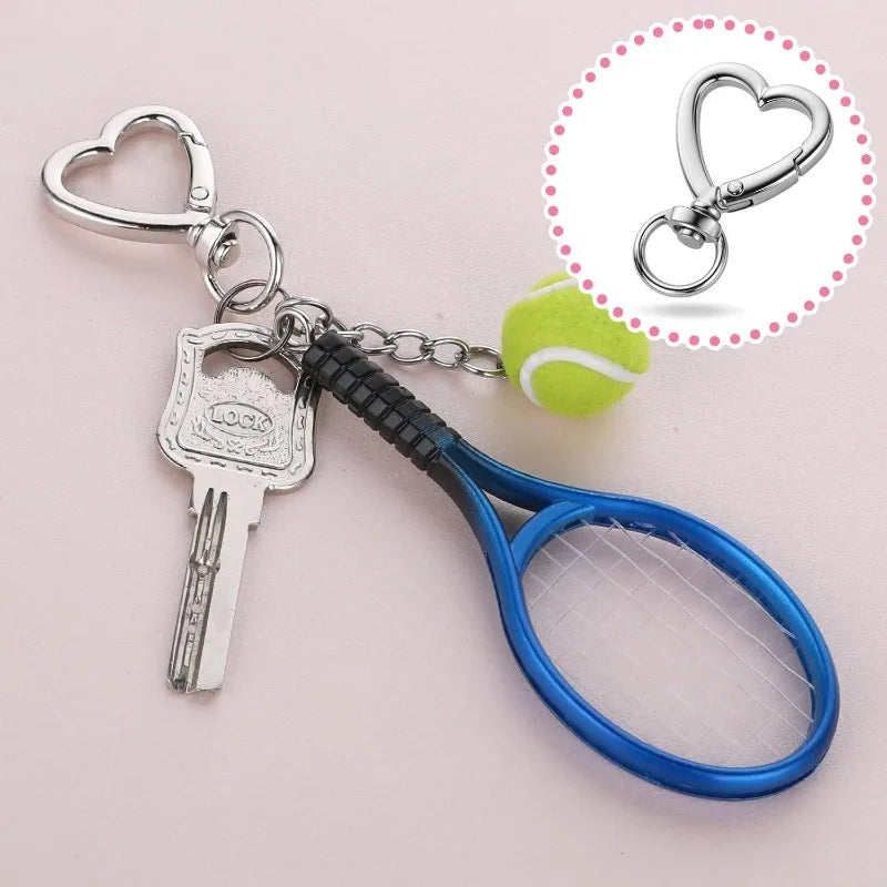 Heart Lobster Claw Clasps – Zinc Alloy Trigger Snap Hooks DIY