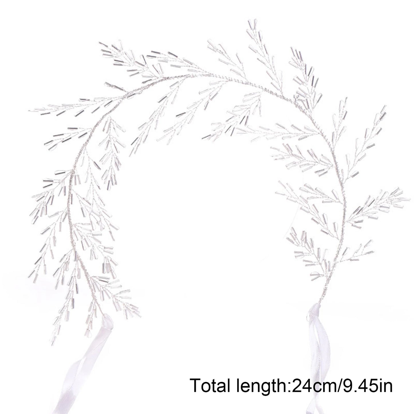 Crystal Handwoven Bridal Headband Hair Accessory For Wedding Ceremony Party Peaceful Pleasures Health and Wellness