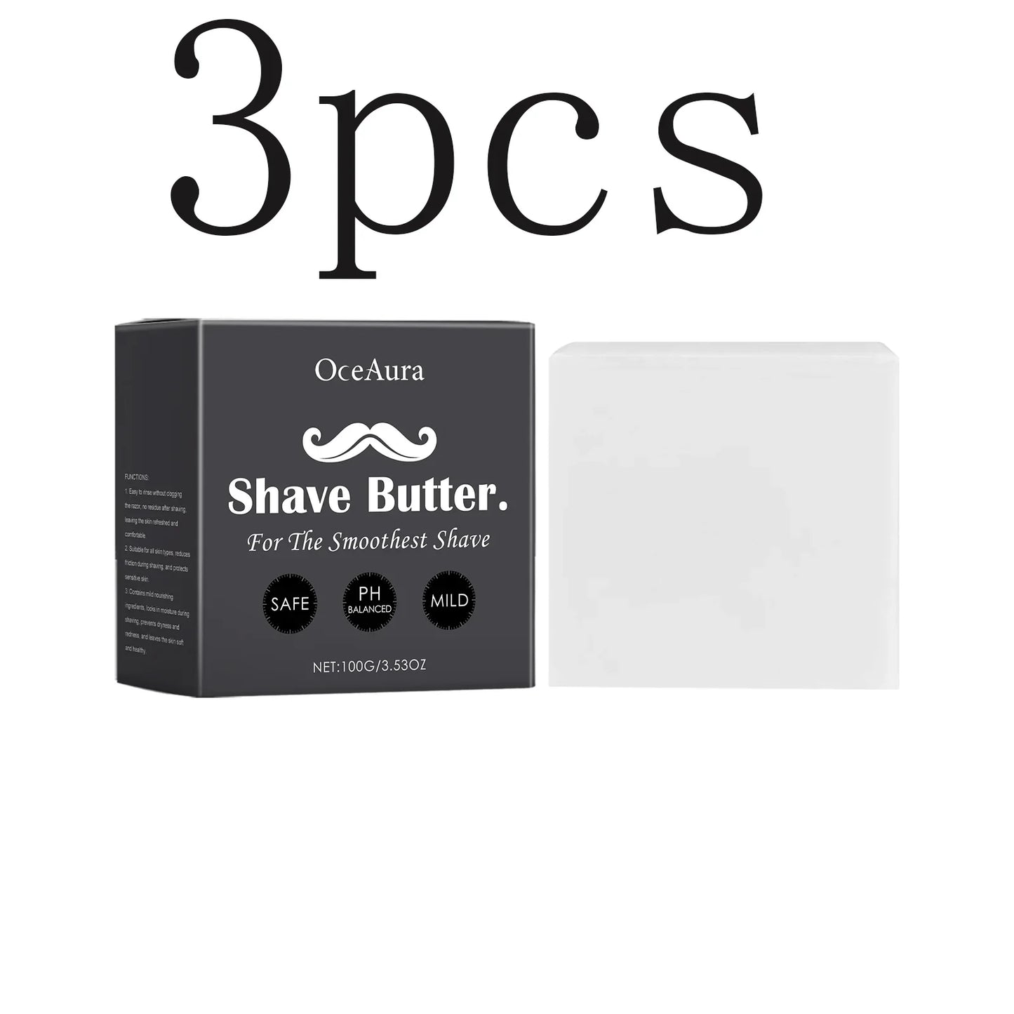 OceAura Men's Shaving Soap – Moisturizing & Smooth Shave