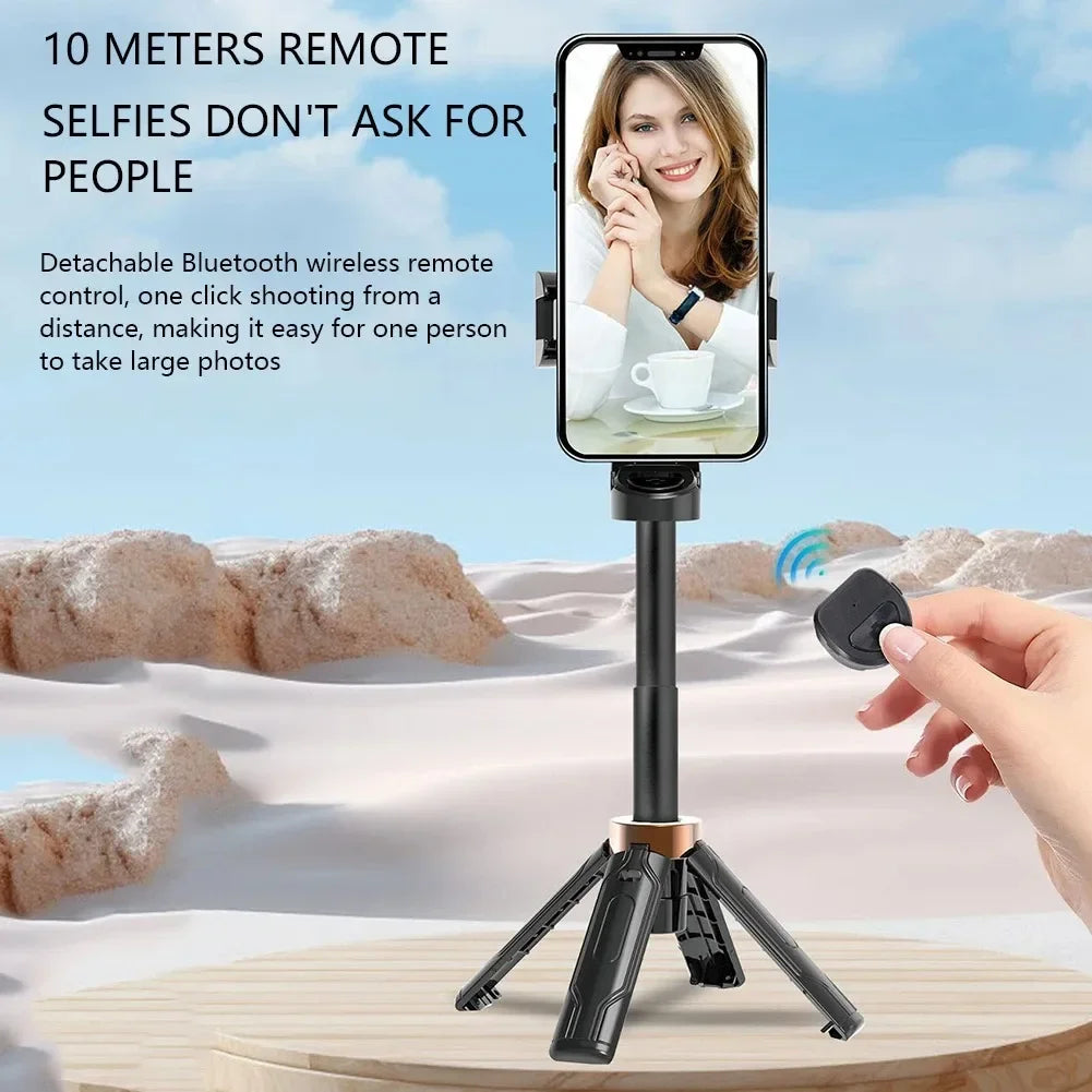 Super Mini 4-in-1 Selfie Stick with Bluetooth Remote Control Peaceful Pleasures Health and Wellness