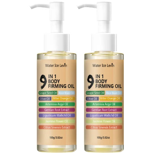 9-in-1 Body Firming & Toning Oil | Natural Herbal Blend Body Firming Oil Peaceful Pleasures Health and Wellness Light Yellow 100g