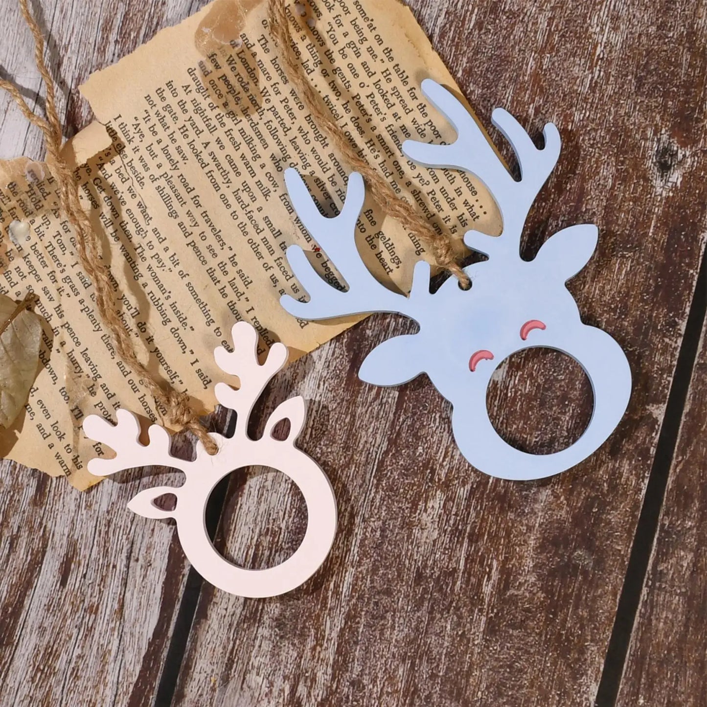 Christmas Pendant Mold Reusable Easy Release Christmas Tree Reindeer Pendant Silicone Mold For Children Adults Family Couples Peaceful Pleasures Health and Wellness