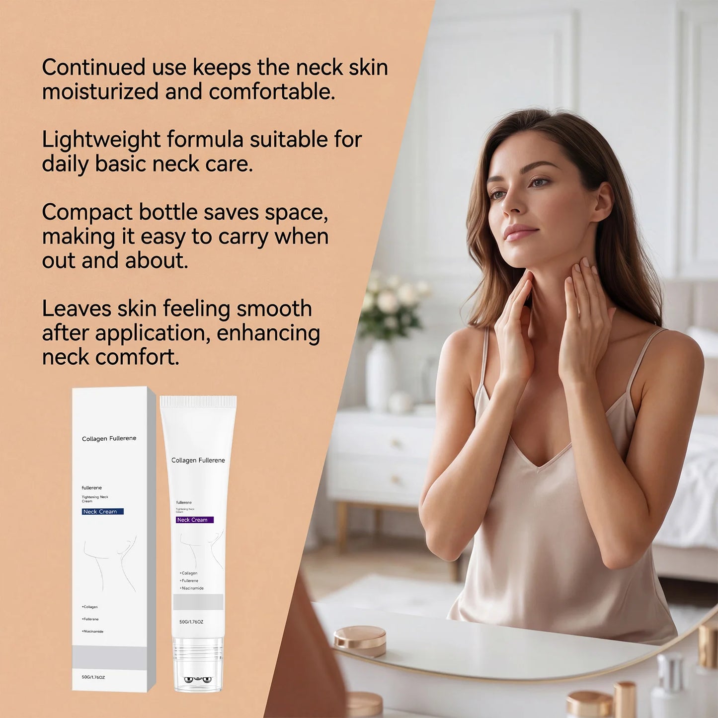 Collagen Neck Lift Cream – Anti-Aging Firming & Tightening 50g