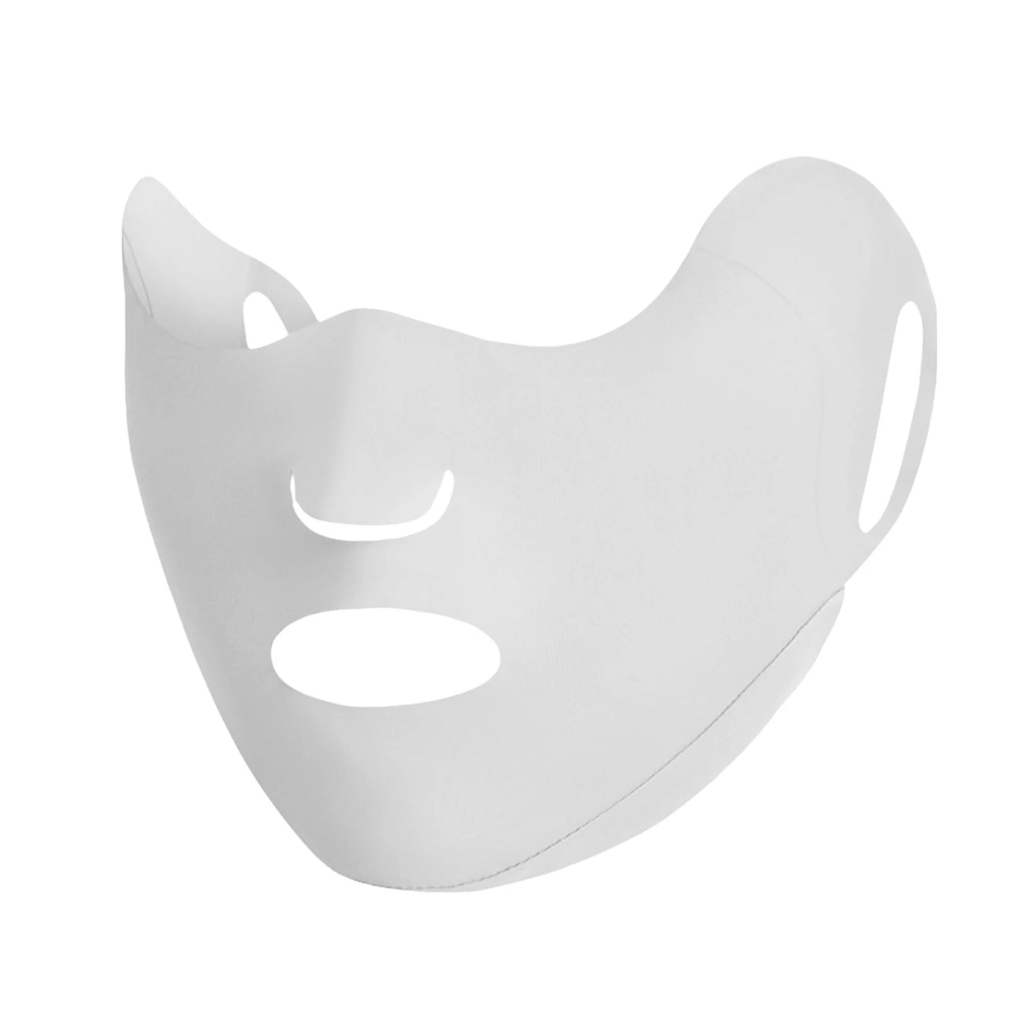 Sun-Protection Mask UPF50+ Breathable Ice Silk Material for Outdoor Sports Peaceful Pleasures Health and Wellness Light Grey
