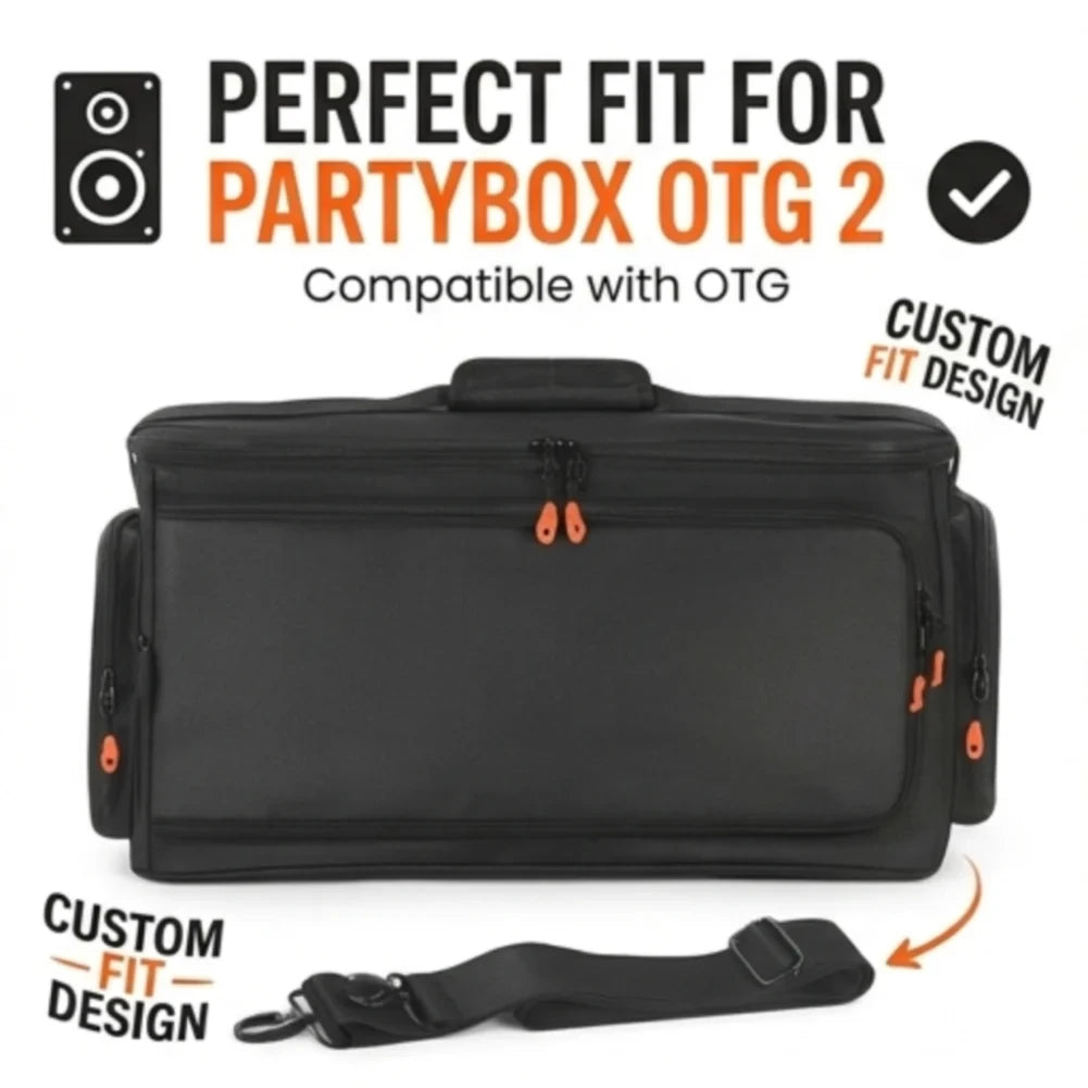 Portable Speaker Carry Tote Bag with Shoulder Strap Protective Case for PartyBox On The Go 2 Speaker Accessories Peaceful Pleasures Health and Wellness