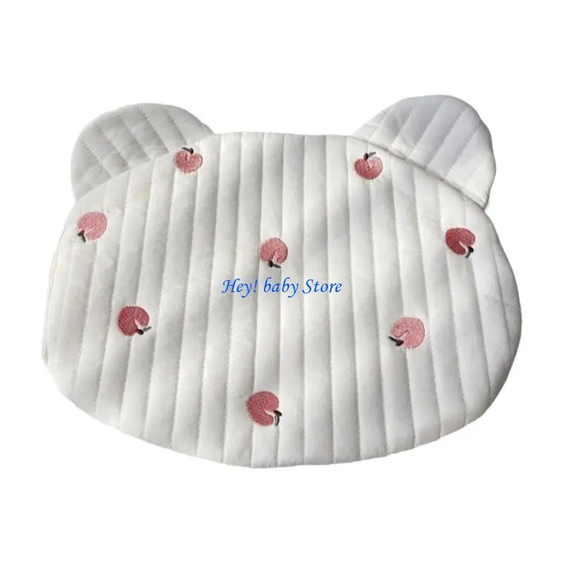 Cartoon Flower Baby Pillow – Soft Cotton Headrest for 0–6 Years