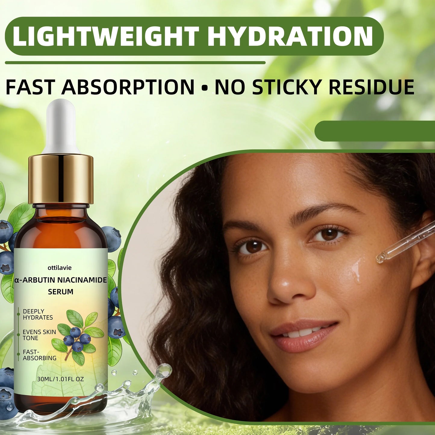 Ottilavie Alpha-Arbutin & Niacinamide Face Serum | All Skin