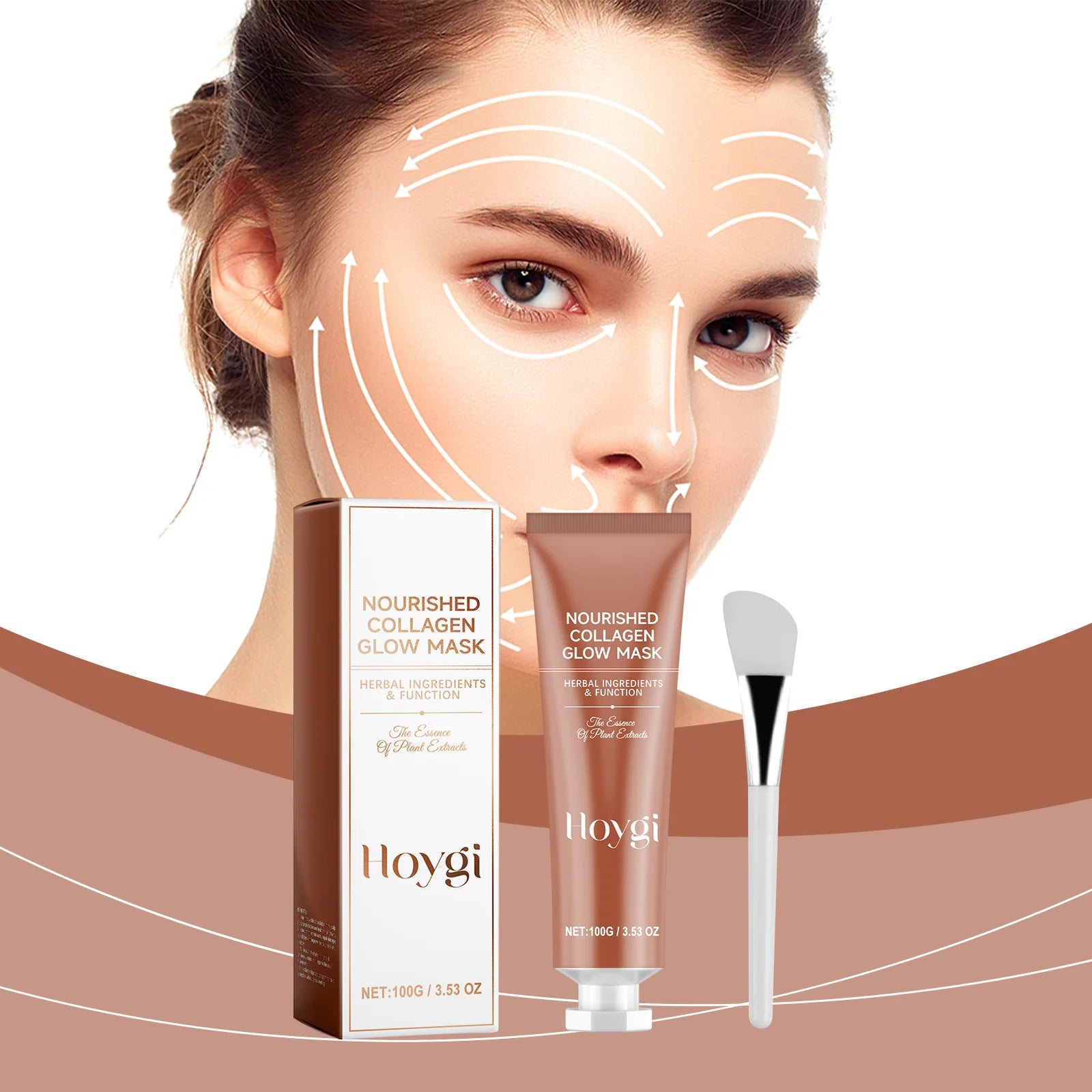 Collagen Peel off Facial Mask Remove Dead Skin Blackhead Gently Cleaning Pores Oil Control Firming Moisturizing Facial Masks Peaceful Pleasures Health and Wellness
