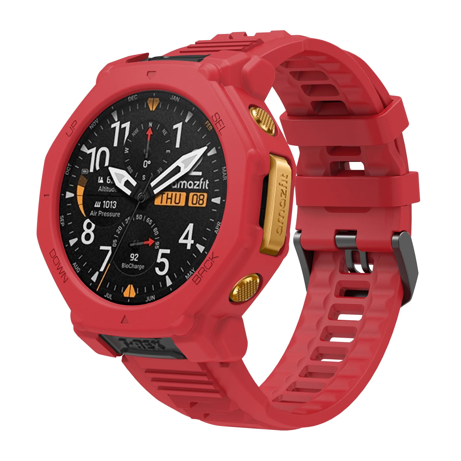 Silicone Case + Smart bracelet Wrist Band for Amazfit T-Rex3 Pro Strap Cover Protectors Case for Amazfit T-Rex 3Pro Bezel Frame Peaceful Pleasures Health and Wellness