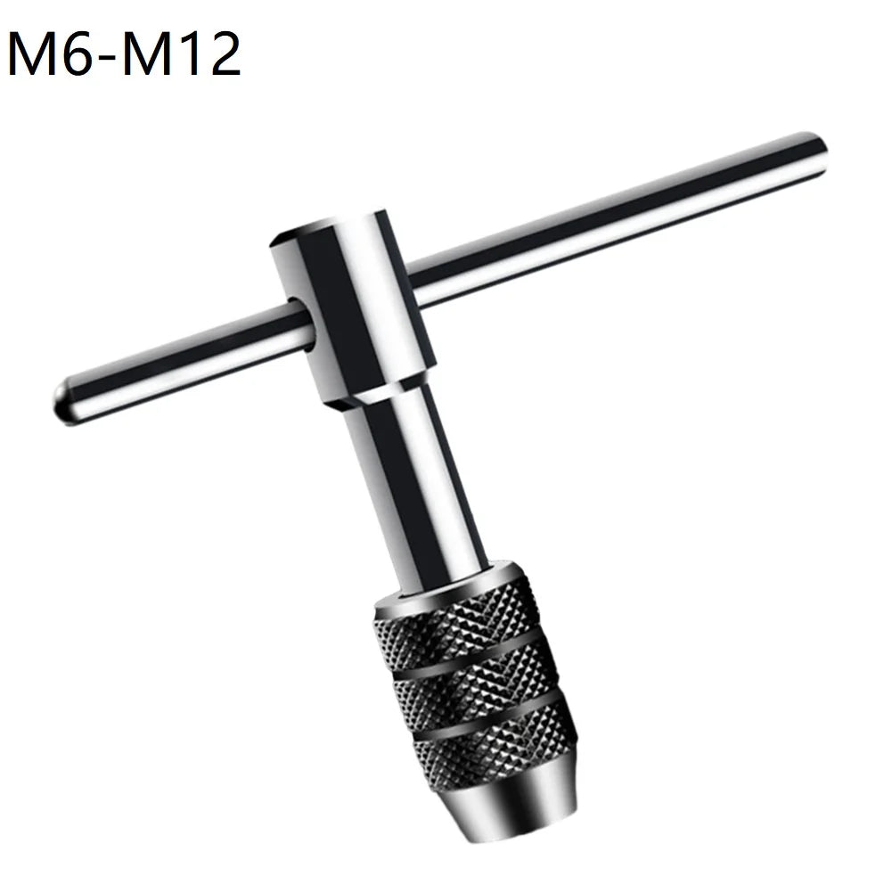 Adjustable T-Handle Ratchet Tap Wrench M3–M12 | Workshop Tool