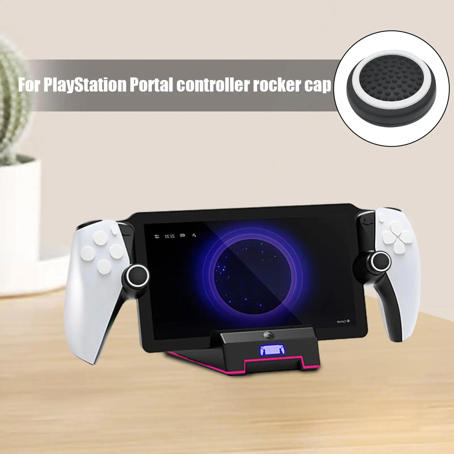 4-Pack Silicone Thumb Grip Caps for PlayStation Portal