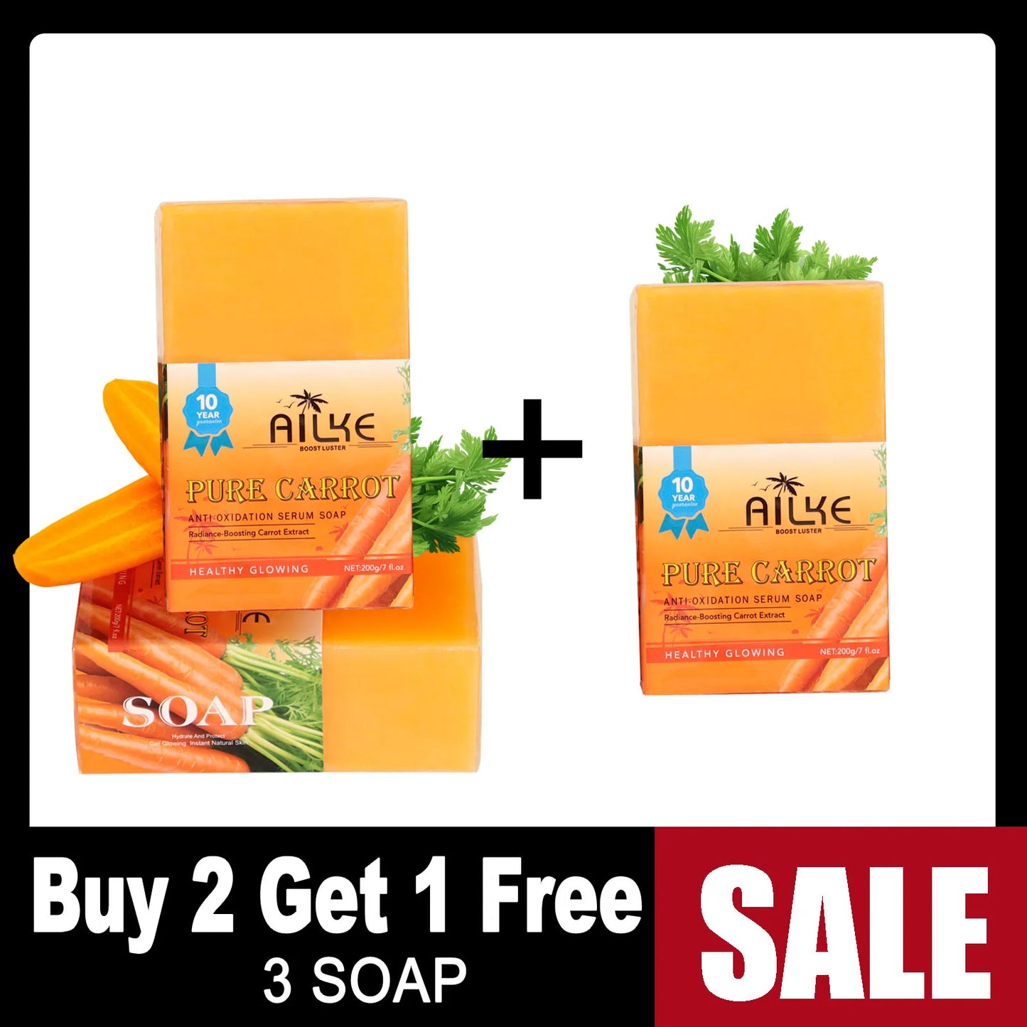 AILKE Arbutin Brightening Skincare Set – Vitamin C, Papaya & Carrot