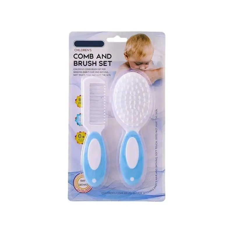 Baby Bath Brush & Comb Set – Soft Bristles for Infant Scalp