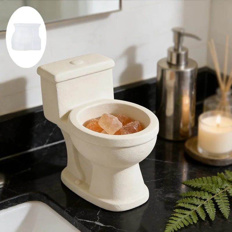 3D Toilet Silicone Mold – Funny DIY Candle & Soap Craft