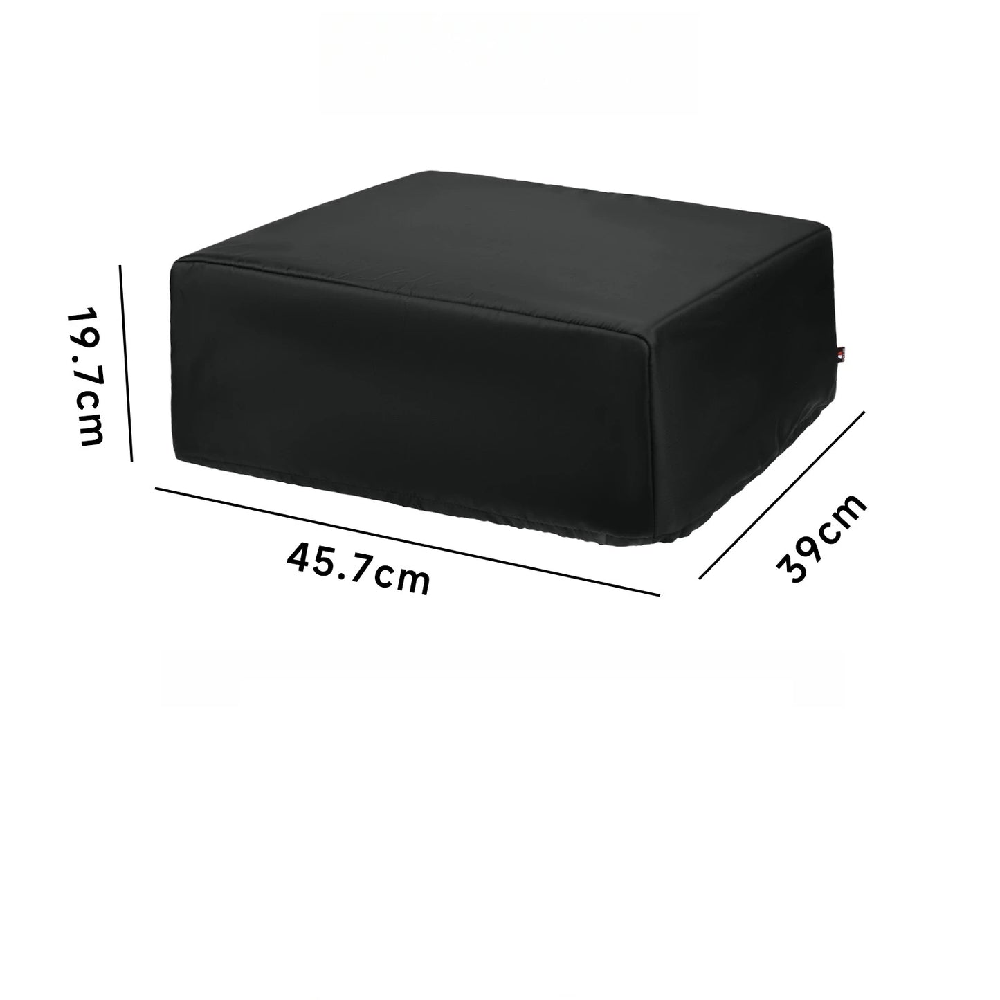 Plush Dust Cover for 1 BY ONE Turntable – Soft Foldable Black