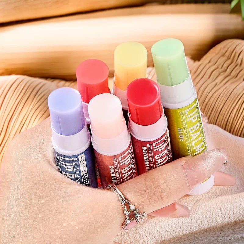 HEYXI 24-Piece Fruit Flavor Moisturizing Lip Balm Set