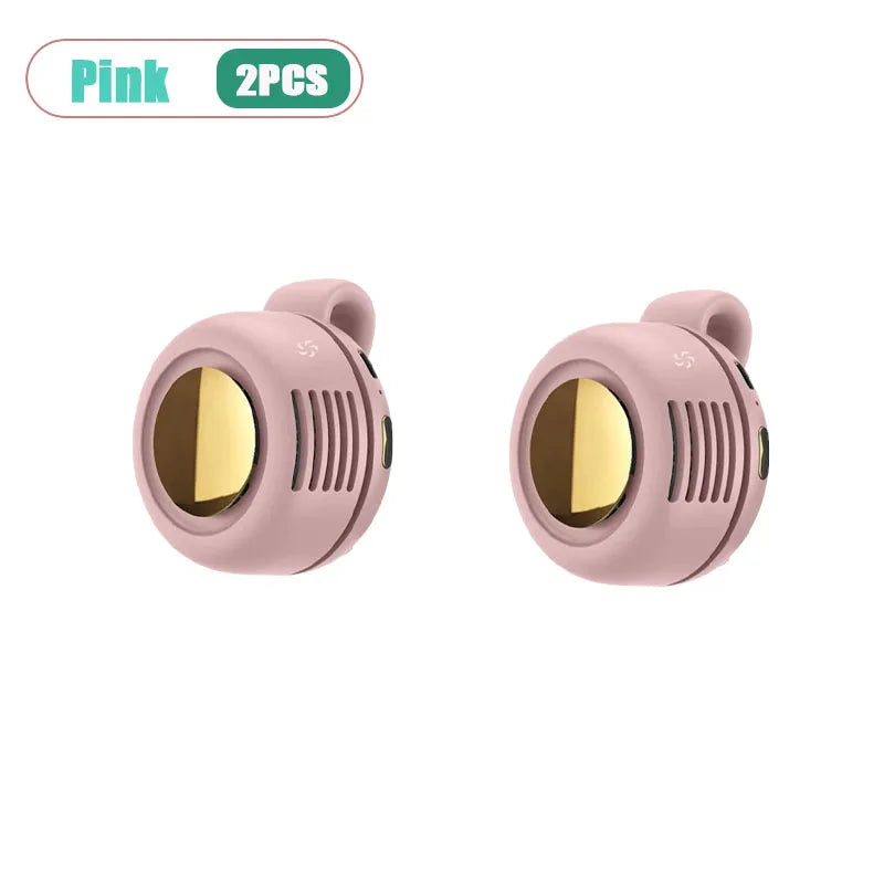 Clip-On USB Mini Bladeless Fan | 3-Speed Portable Travel Fan