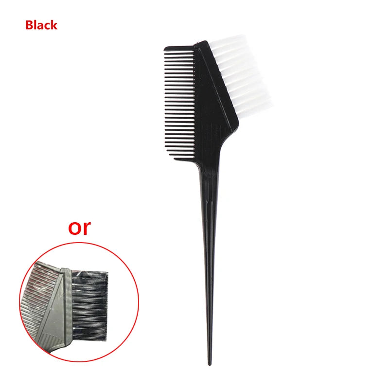 Professional Hair Dye Brush Coloring Applicator Brushes Salon Barber Hairdressing DIY Haircut Accessories Hair Dye Comb Tool Peaceful Pleasures Health and Wellness 1Black