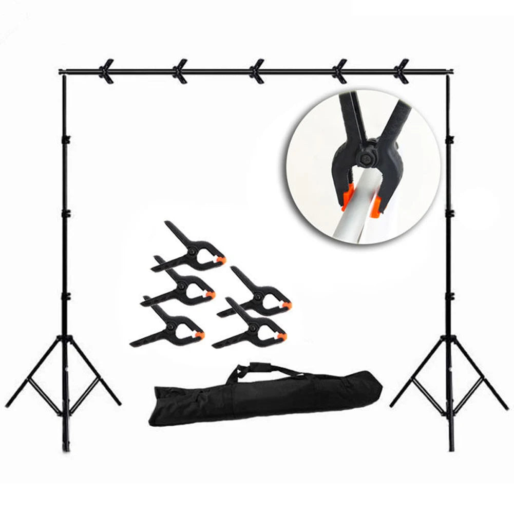 10pcs Backdrop Clamps Peg Black Backdrop Stand Clips Portable Durable Multi-function Creative Convenient for Advertising Display Peaceful Pleasures Health and Wellness