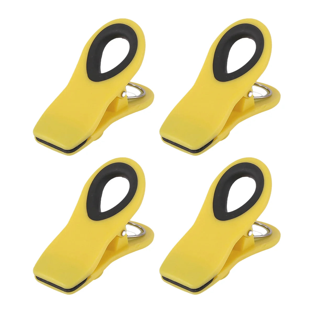 4/6/10 Pack Chip Clips, Magnetic Bag Clips with Air Tight Seal for Food Storage, Multicolor Peaceful Pleasures Health and Wellness 4pcs Yellow
