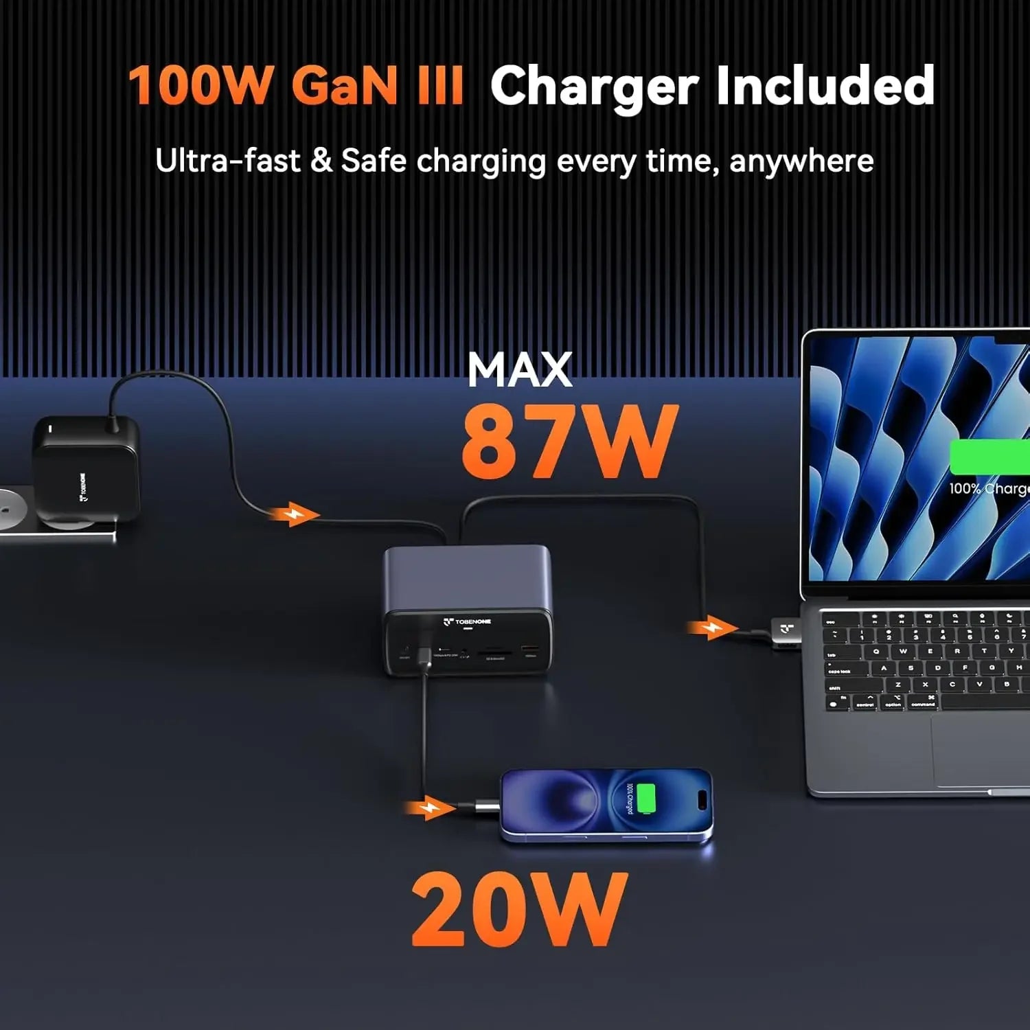 Dual 4K@60Hz USB-C Docking Station with 16-in-2 Ports, 100W GaN Power, 2.5Gbps Ethernet for MacBook Peaceful Pleasures Health and Wellness