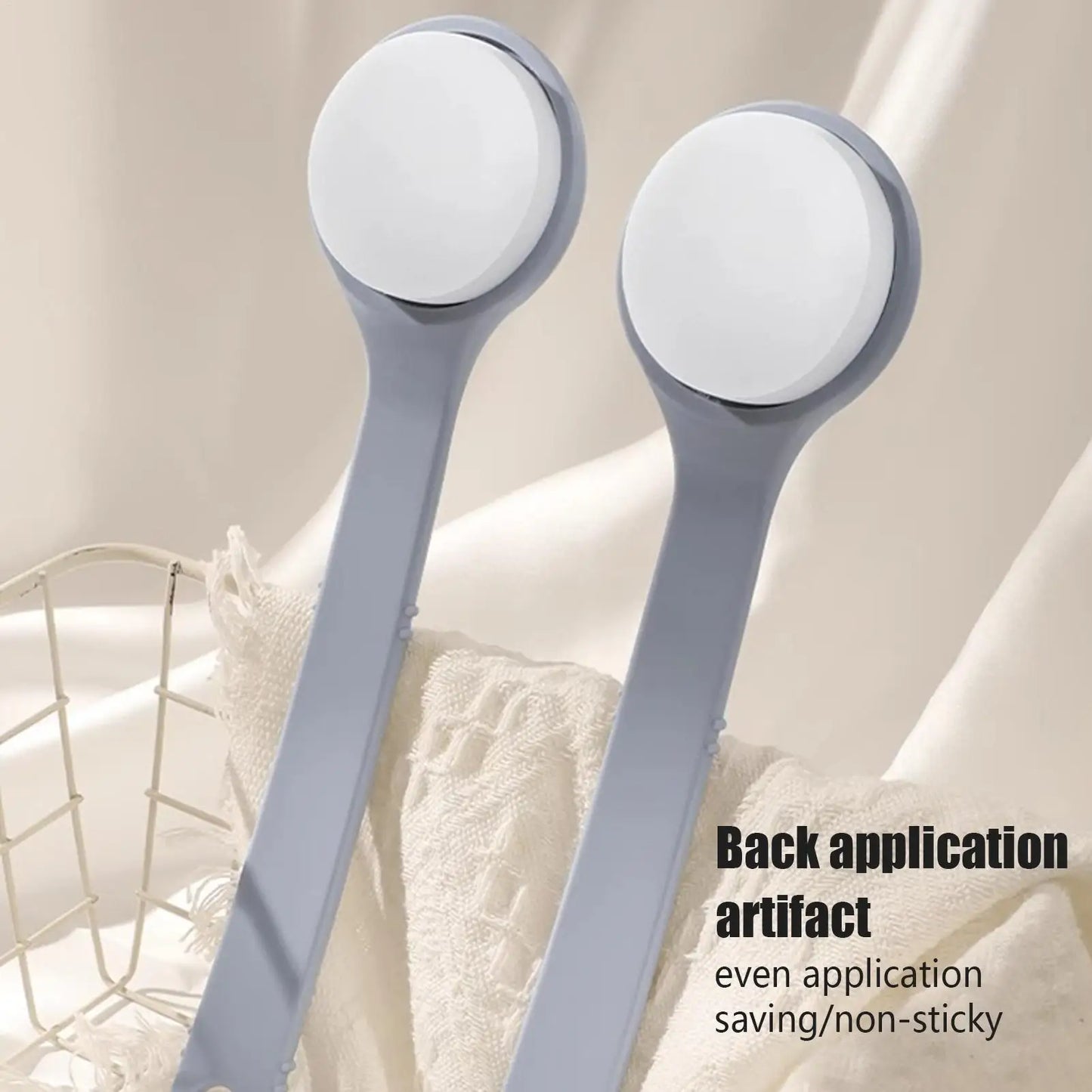 Long Handle Back Lotion & Sunscreen Applicator Brush