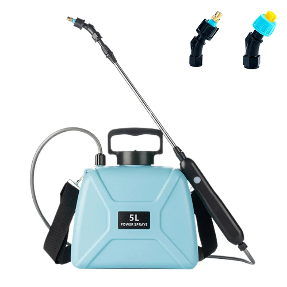 5L Electric Garden Sprayer – 2 Spray Modes, USB Rechargeable, 1800/2400mAh Peaceful Pleasures Health and Wellness Blue 1800mAh Australia