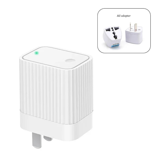 Qingping Bluetooth Gateway Hub Compatible WIFI Remote View Data Sub-Device Smart Linkage Home Device Work With Mihome Xiaomi Peaceful Pleasures Health and Wellness add au plug China Mainland